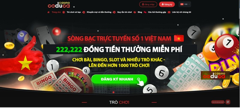 Coduca88 là sòng bạc trực tuyến số 1 Việt Nam 